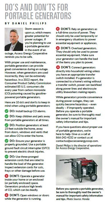 generator safety