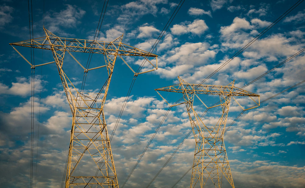 transmission towers