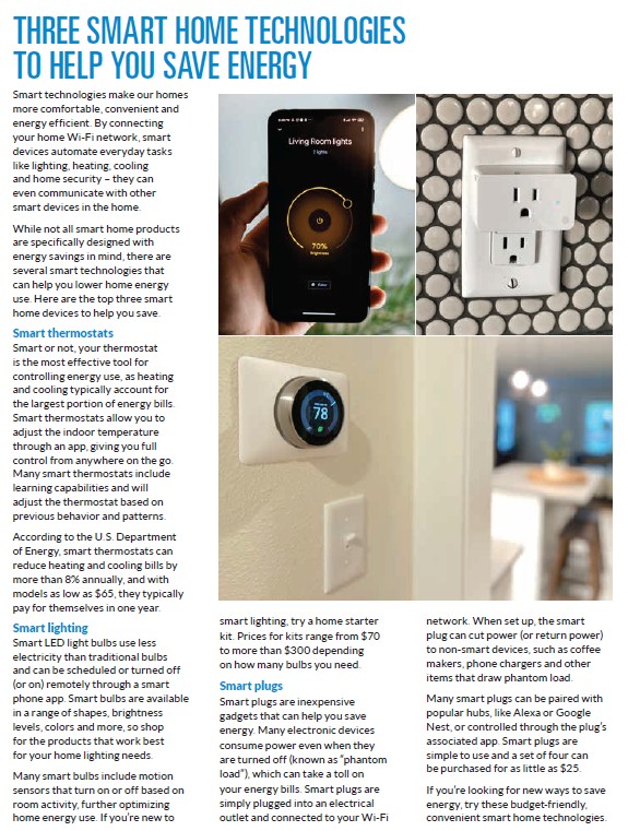 Smart tech for home