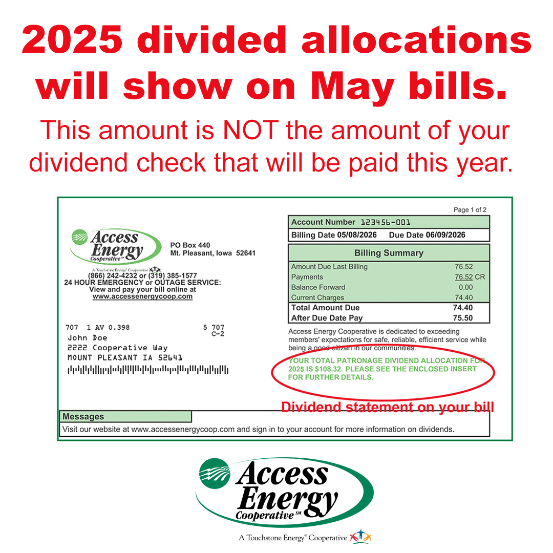 25 dividends allocated