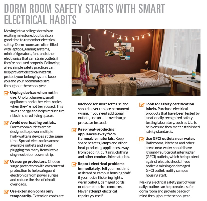 Dorm Room Safety
