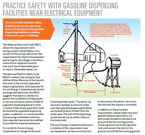 Safety rules for gas dispensing equipment