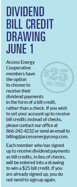 dividend bill credit drawing