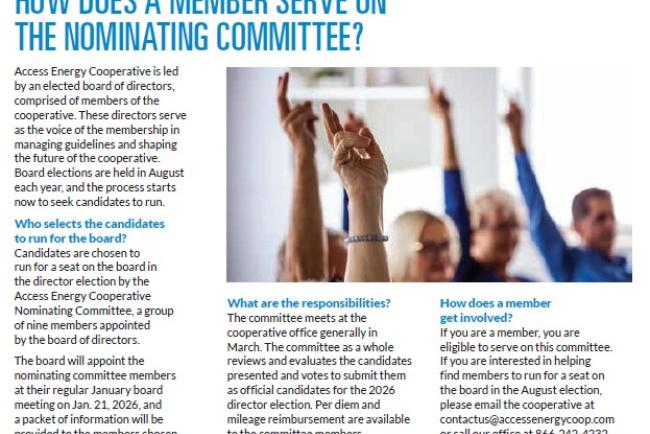 how to serve on the nominating committee