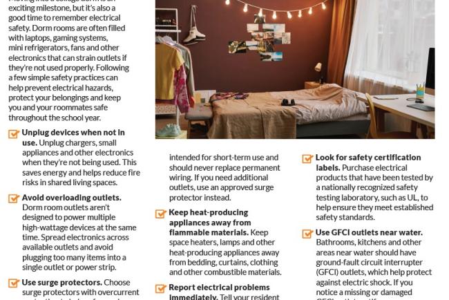 Dorm Room Safety