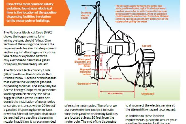 Safety rules for gas dispensing equipment