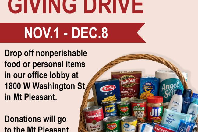 holiday giving drive